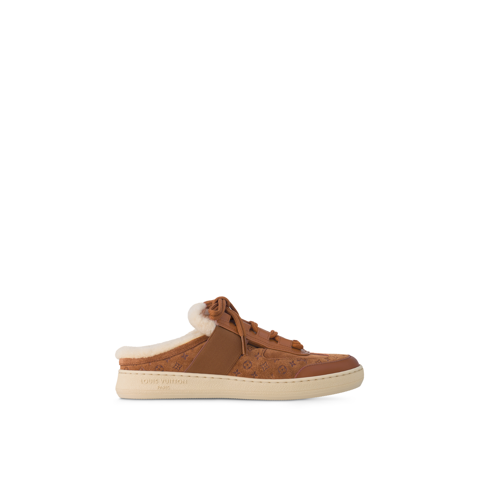 Lous Open Back Trainers Luxury Brown LOUIS VUITTON